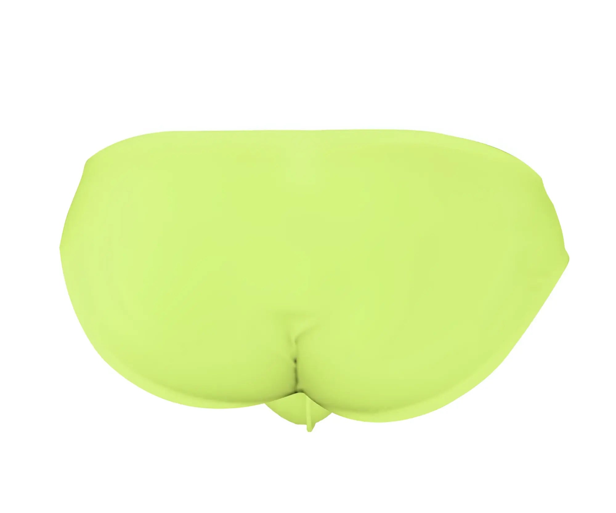 A lime green plush contoured buttock-shaped pillow from Pikante PIK 0977X Angola Bikini collection