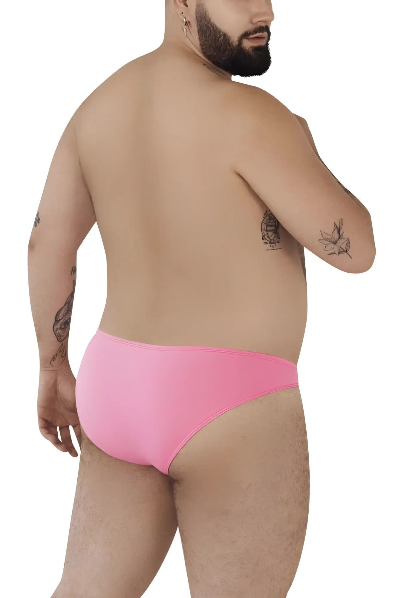 Pink briefs pikante pik 0977x angola bikini with smooth form-fitting design in vibrant pink color