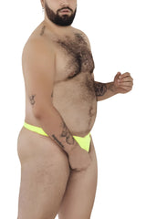 Neon yellow pikante PIK 0980X angola ball lifter c-ring briefs in green designed for support and comfort