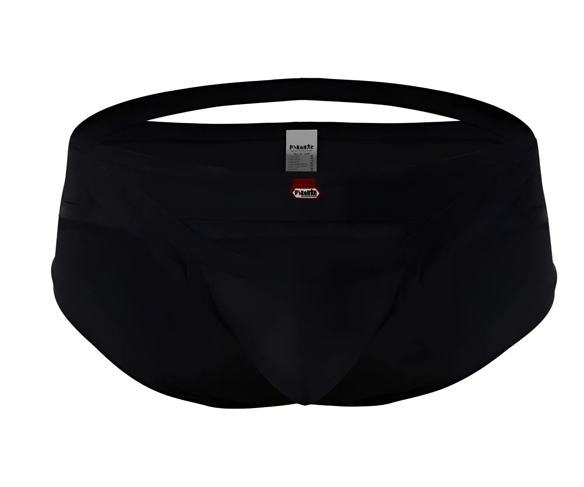 Pikante PIK 1026X Verona briefs in black with smooth form-fitting design and red logo on waistband for men
