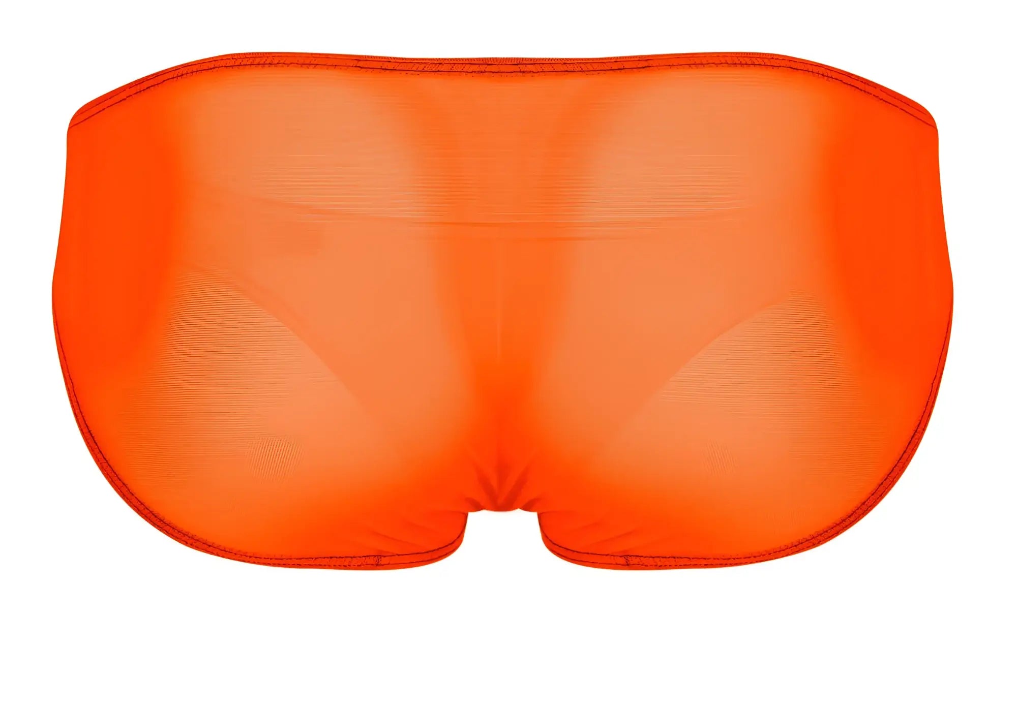 Bright orange Pikante PIK 1277 Sonar briefs made of sheer mesh fabric for a bold and breathable fit