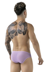 Lavender-colored pikante pik 1822 luxury briefs with smooth stretchy fabric and form-fitting design in lilac color