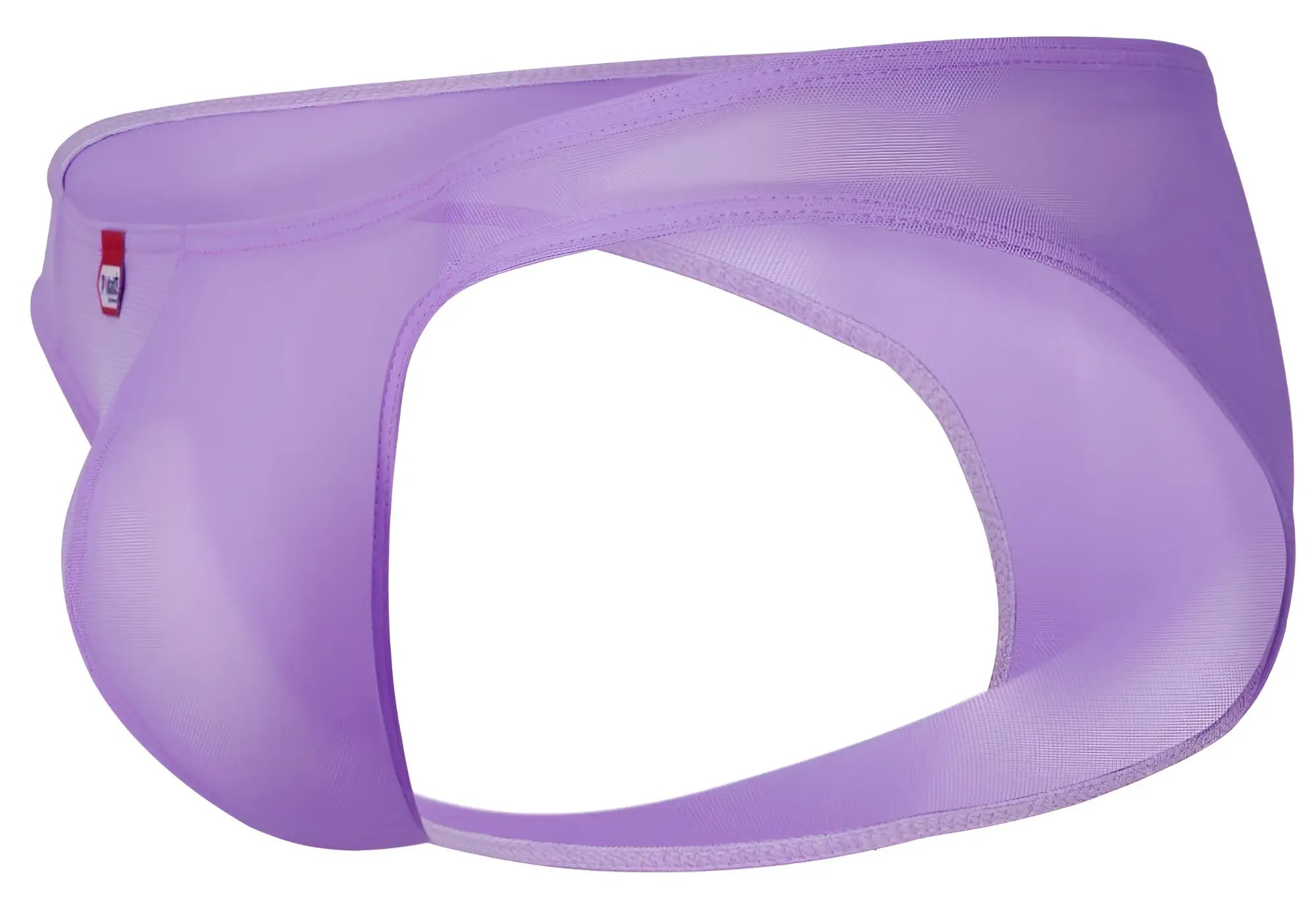 Purple mesh pikante pik 1822 luxury briefs with smooth form fitting design and subtle stitching in lilac color