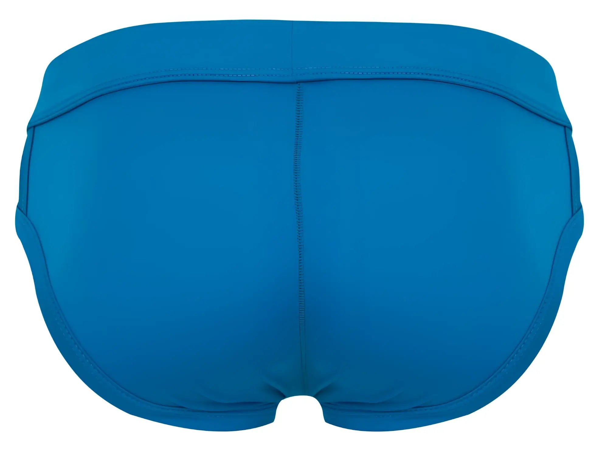 Solid blue pikante pik 2114 lenox briefs with smooth stretchy fabric and clean stitching for comfortable swimwear