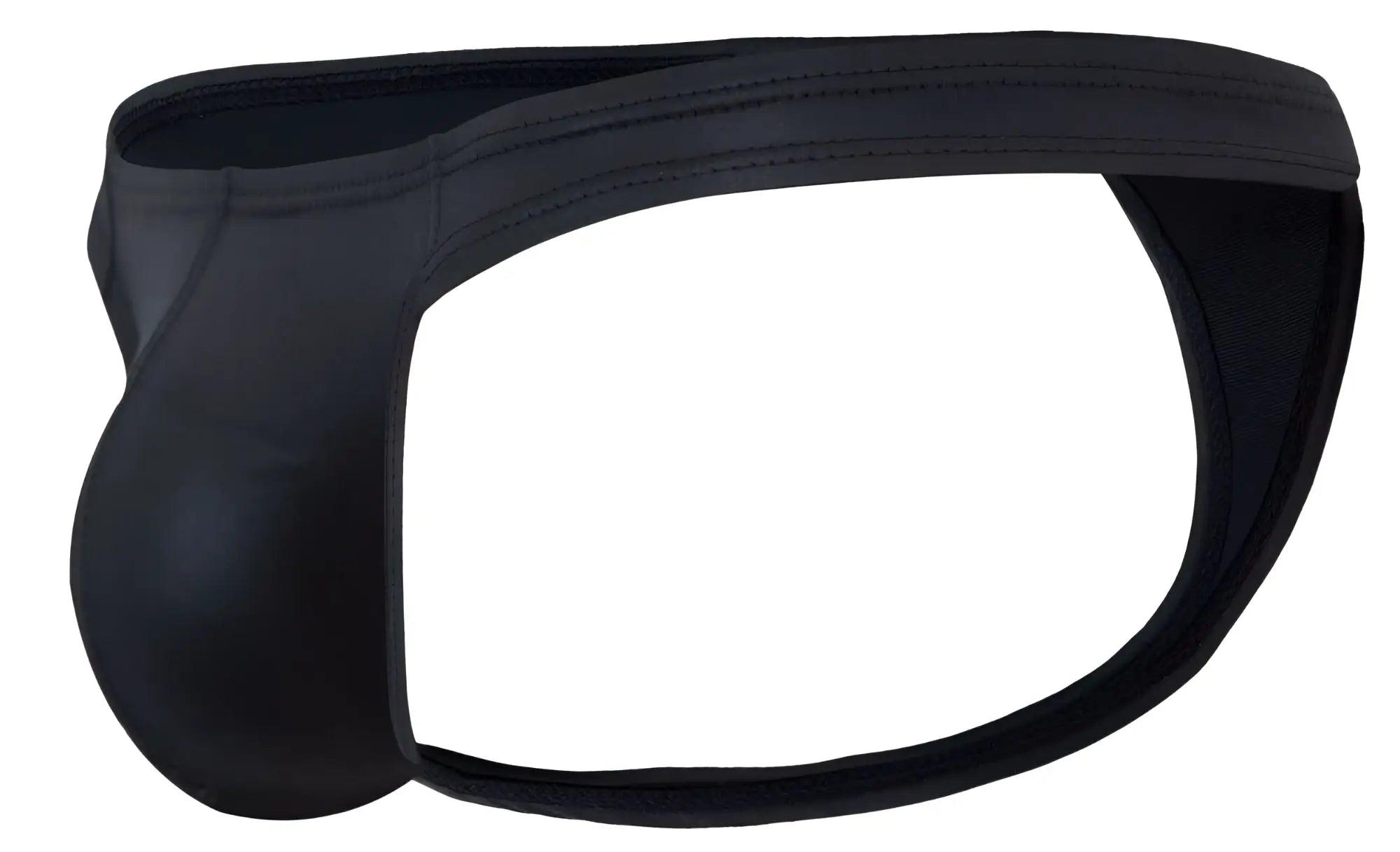 Black sleek form-fitting pikante pik 2119 candy thongs with smooth matte finish for men