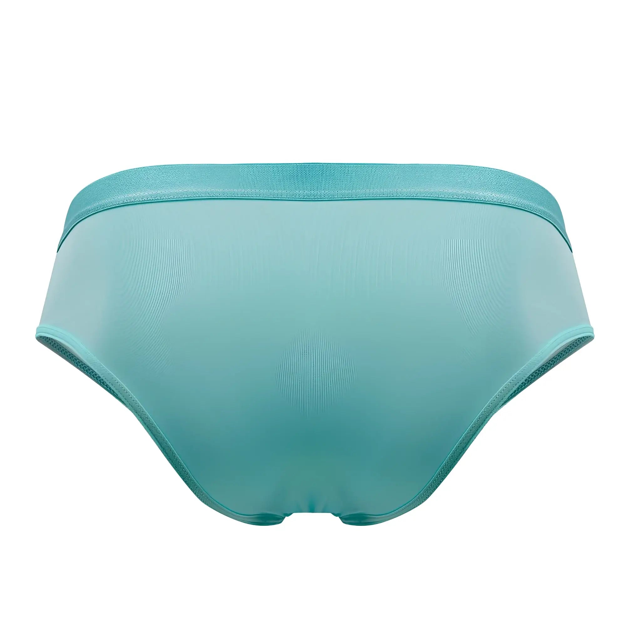 Plural PL006 briefs in solid mint green with seamless fabric and smooth ribbed waistband for comfortable wear