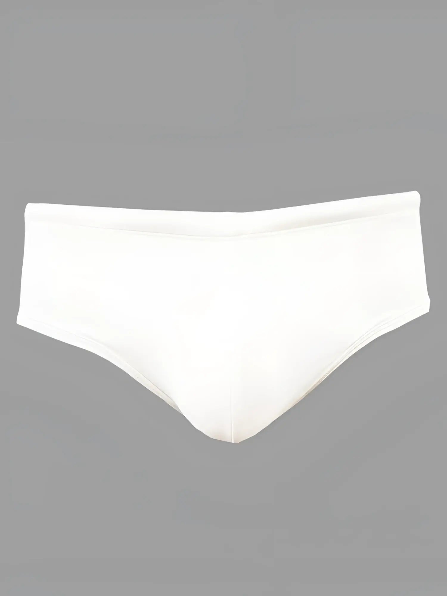 White pride 11 swim brief with smooth seamless design made of comfortable quick-dry fabric for swimming use