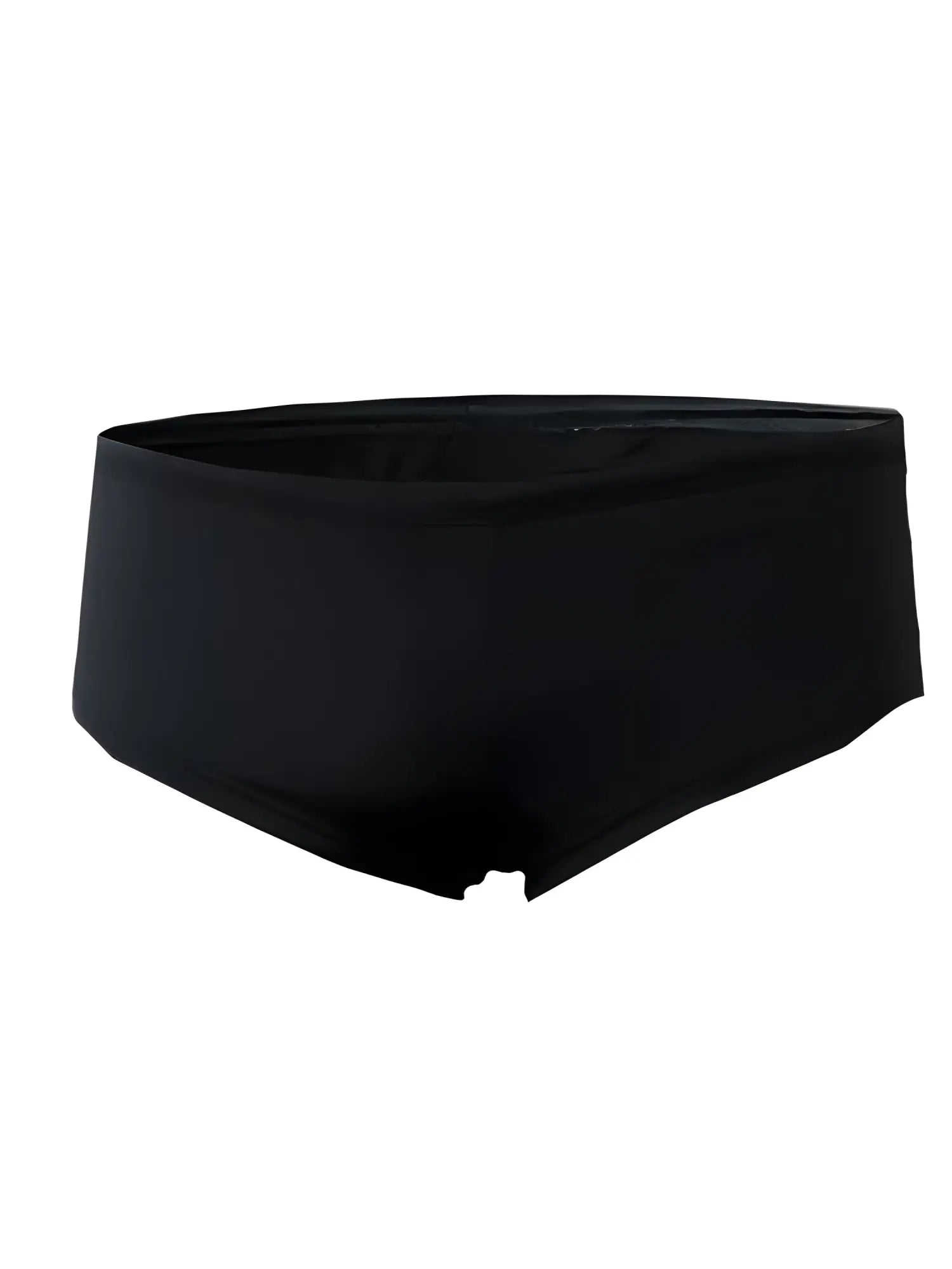 Black pride justin brief swim trunks with a smooth sleek design ideal for swimming and beachwear