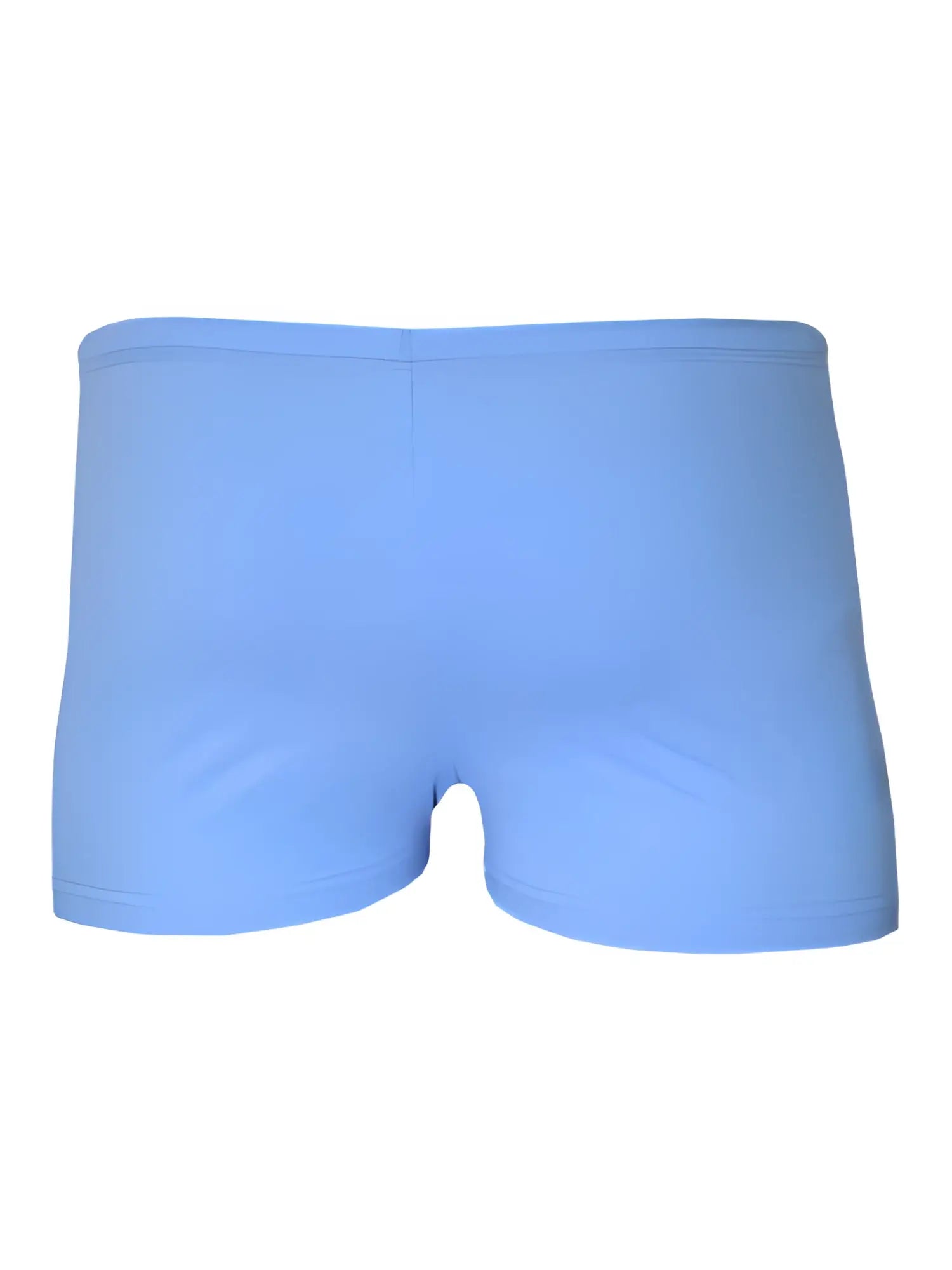 Light blue pride square trunk swim trunks with smooth texture and seamless design for comfortable wear