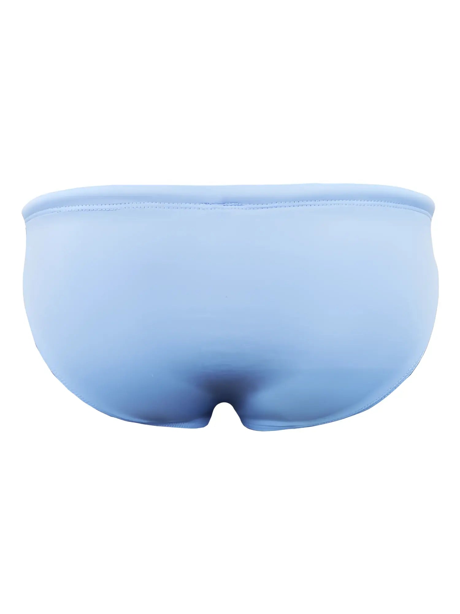 Light blue Pride Swim Bikini briefs with smooth texture and seamless design ideal for swimming and beachwear