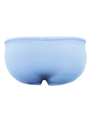 Light blue Pride Swim Bikini briefs with smooth texture and seamless design ideal for swimming and beachwear