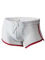 Olive green pride vince trunk boxer briefs with black trim designed for comfort and support