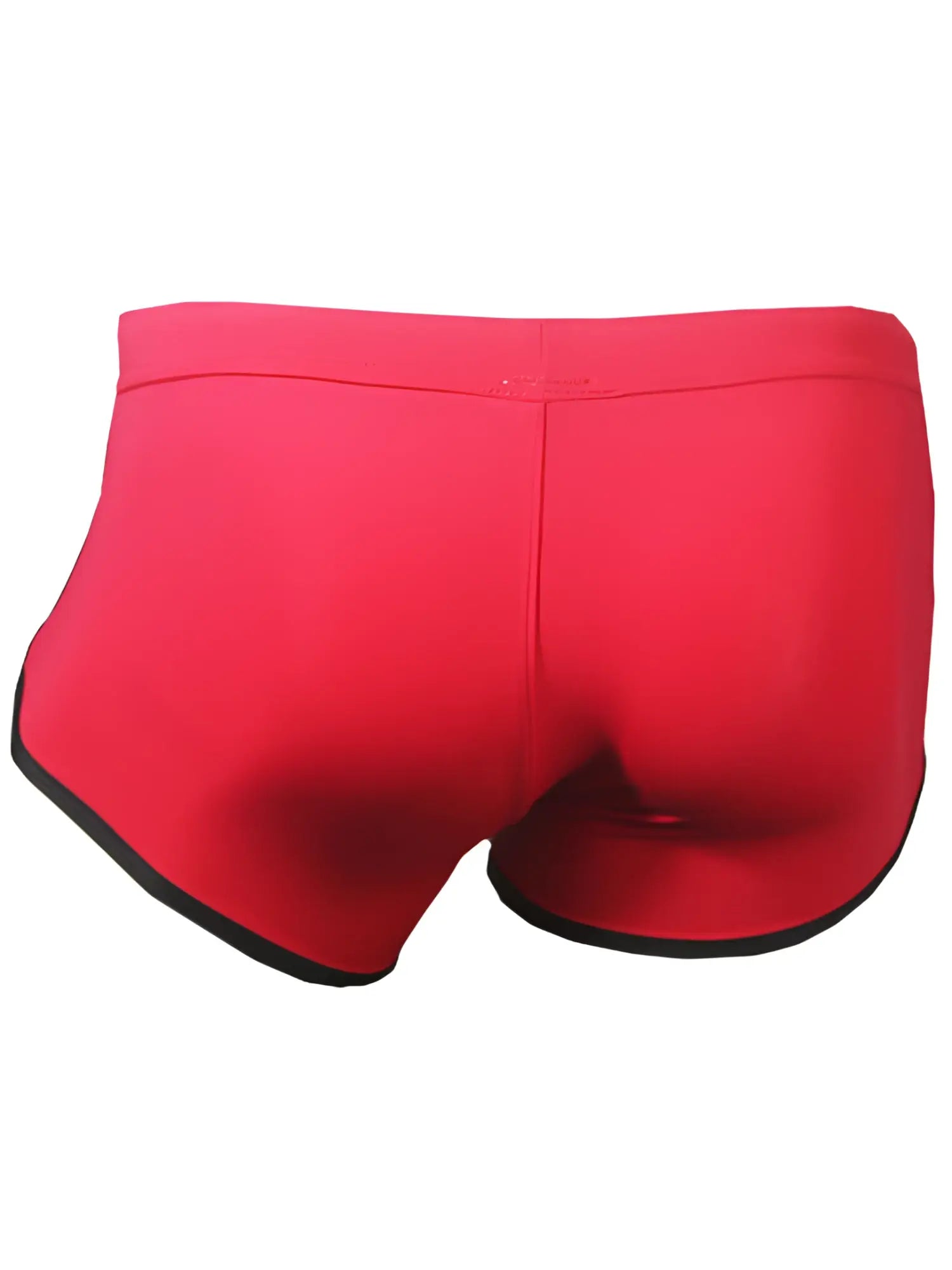 Red briefs pride vince trunk with black trim comfortable fabric and supportive fit for everyday wear