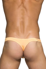 Private Structure DGEMU3545BT Desire Glaze peach-colored thong made of smooth fabric with a form-fitting design