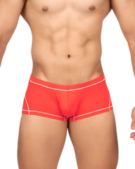 Bright red private structure epus4570 prime elysian hipster briefs with white trim and stitching details for athletic use