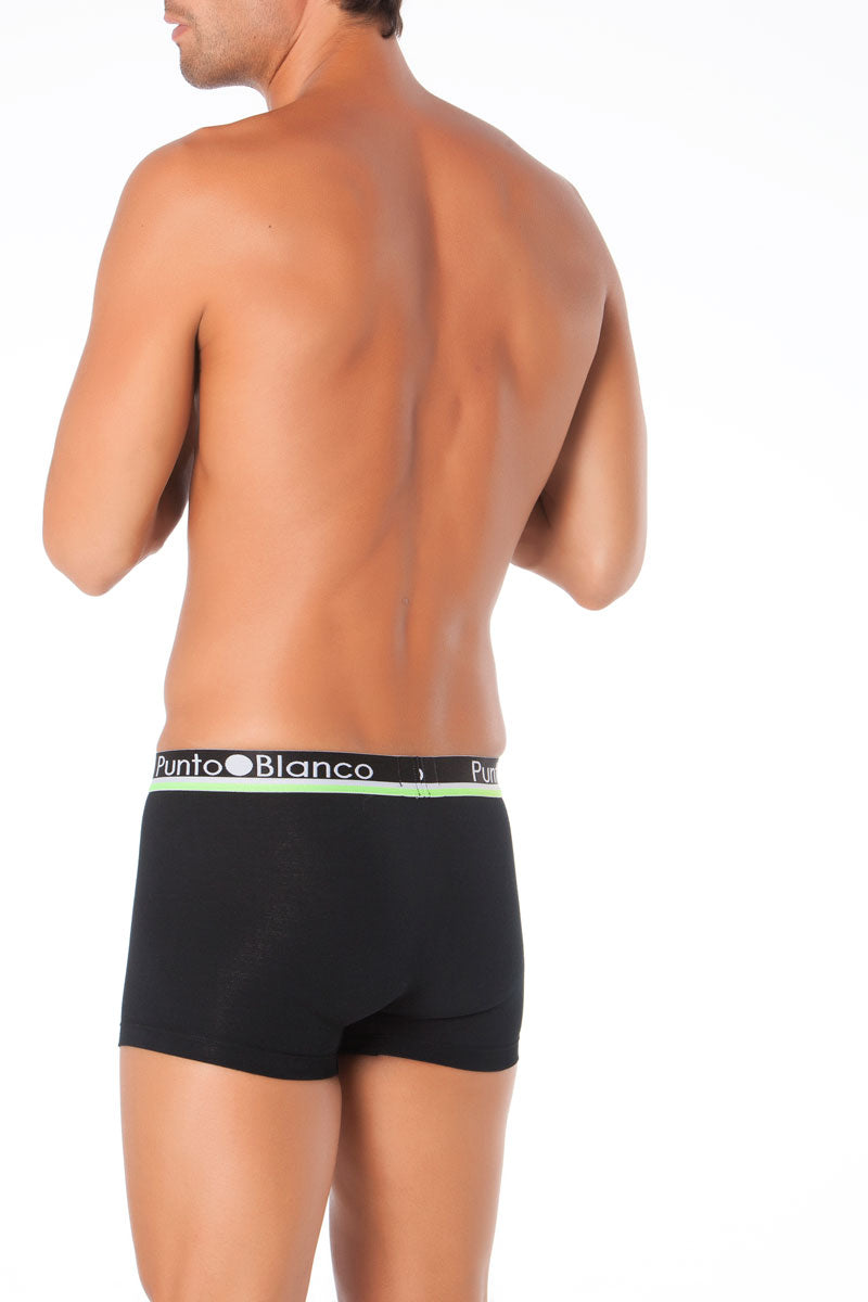 Punto Blanco Zoom Boxer Brief Underwear Black/Light Green 3310540 Size L