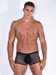 Roberto Lucca Mesh Trunk Underwear Black 80043-00220 Size L