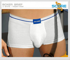 Score Men's Boxer - White