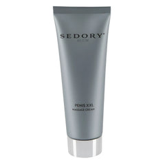 Sedory penis care creme xxl 80ml in a sleek silver tube with a metallic cap for men’s massage cream