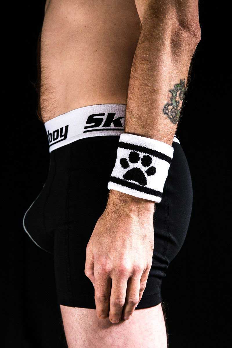 Sk8erboy Dog Paw Sweatband White 442510 Size One Size