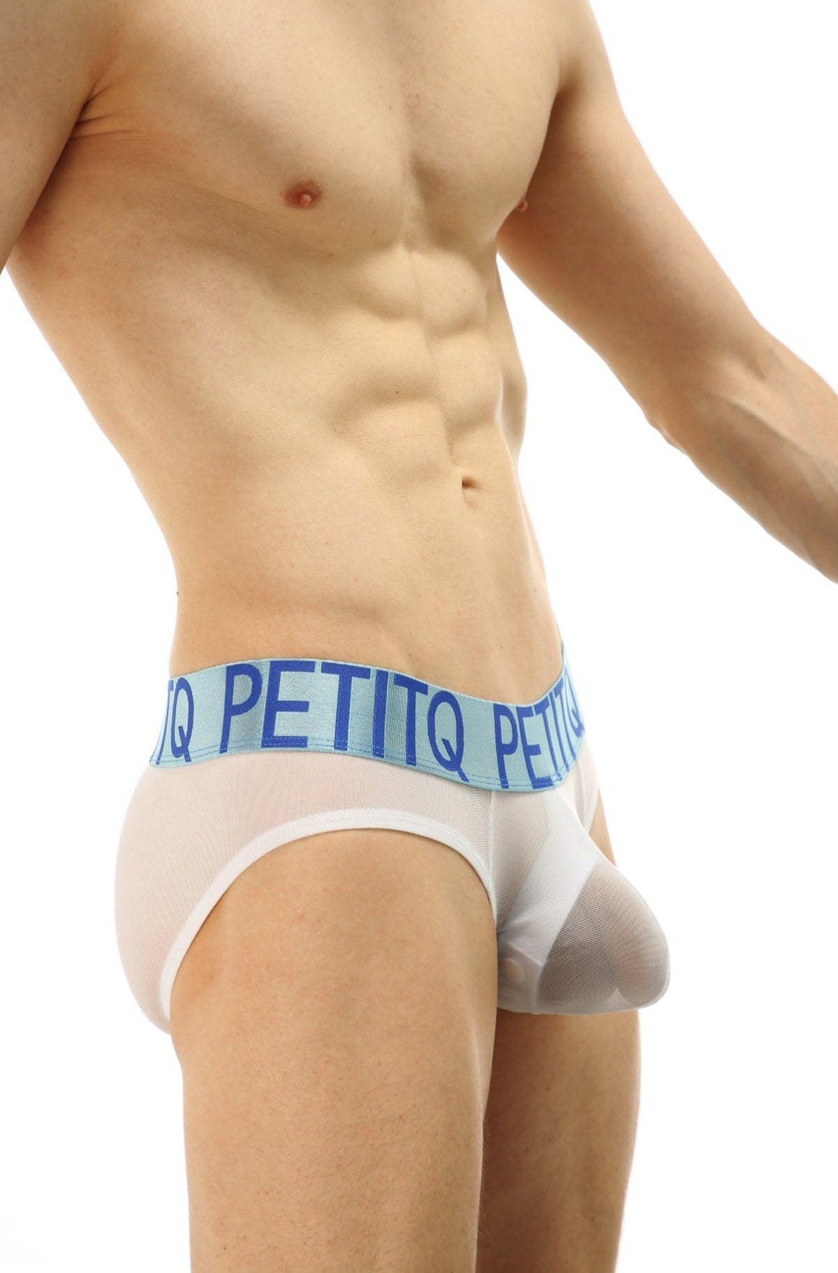 PetitQ Brief Protruder Net White