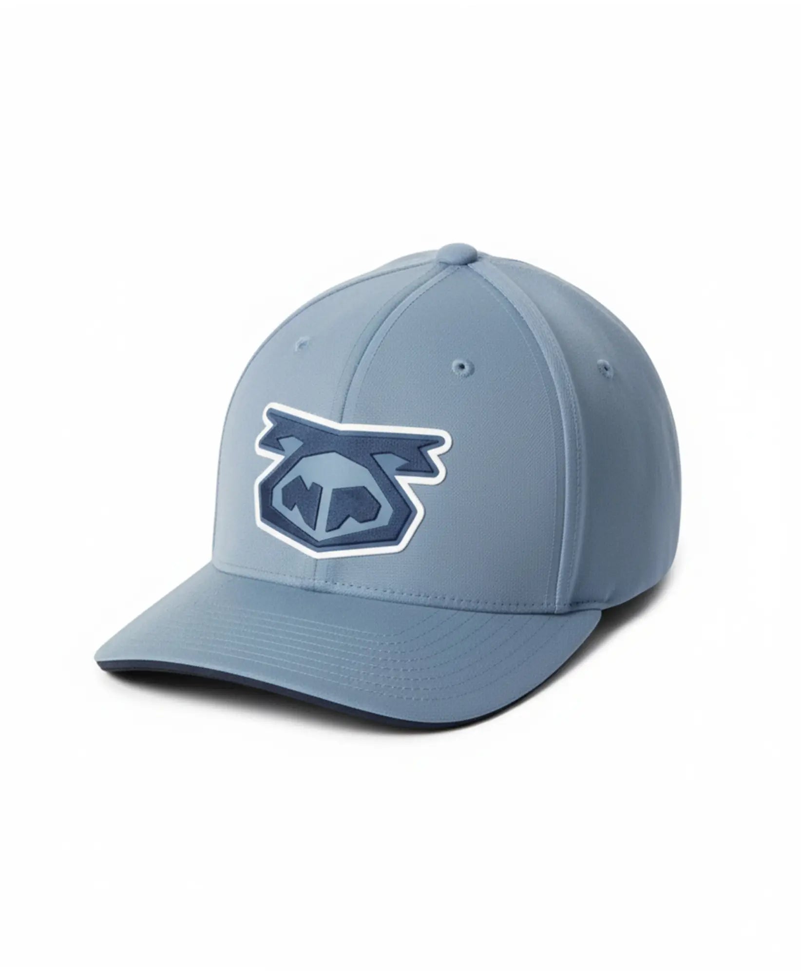 Light blue snout cap 3.0 baseball cap with a stylized dark blue and white embroidered logo on front
