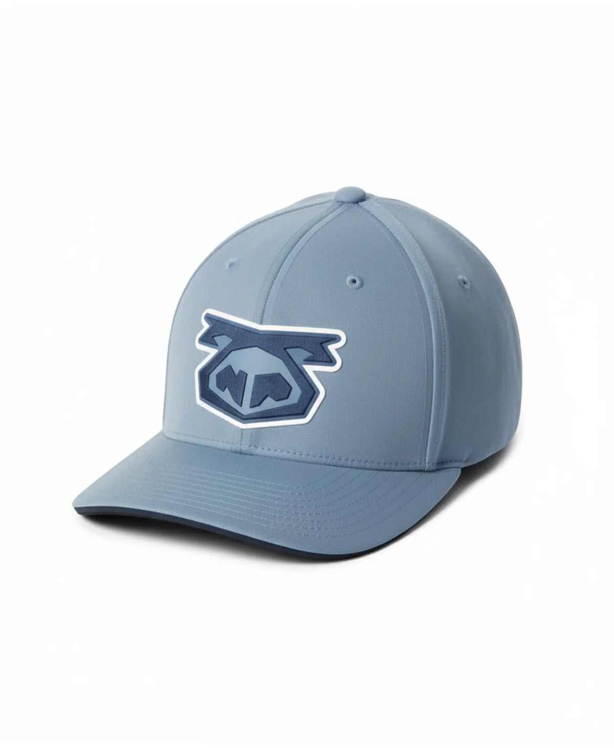 Light blue snout cap 3.0 baseball cap with a stylized dark blue and white embroidered logo on front