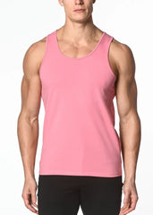 DÉBARDEUR EN MAILLOT EXTENSIBLE UNI
