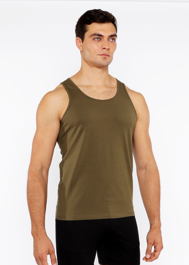 CIRCLE SPINE LASER CUT STRETCH JERSEY TANK