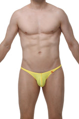 PetitQ Sous-vêtements, Sous-vêtements Sexy pour Homme par Arthus & NicoThong Plellis Joe Yellow