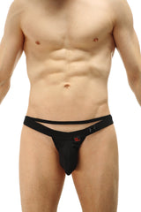 PetitQ Thong Snaps Black