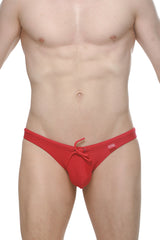 PetitQ Men's Swim Brief Arrans Red