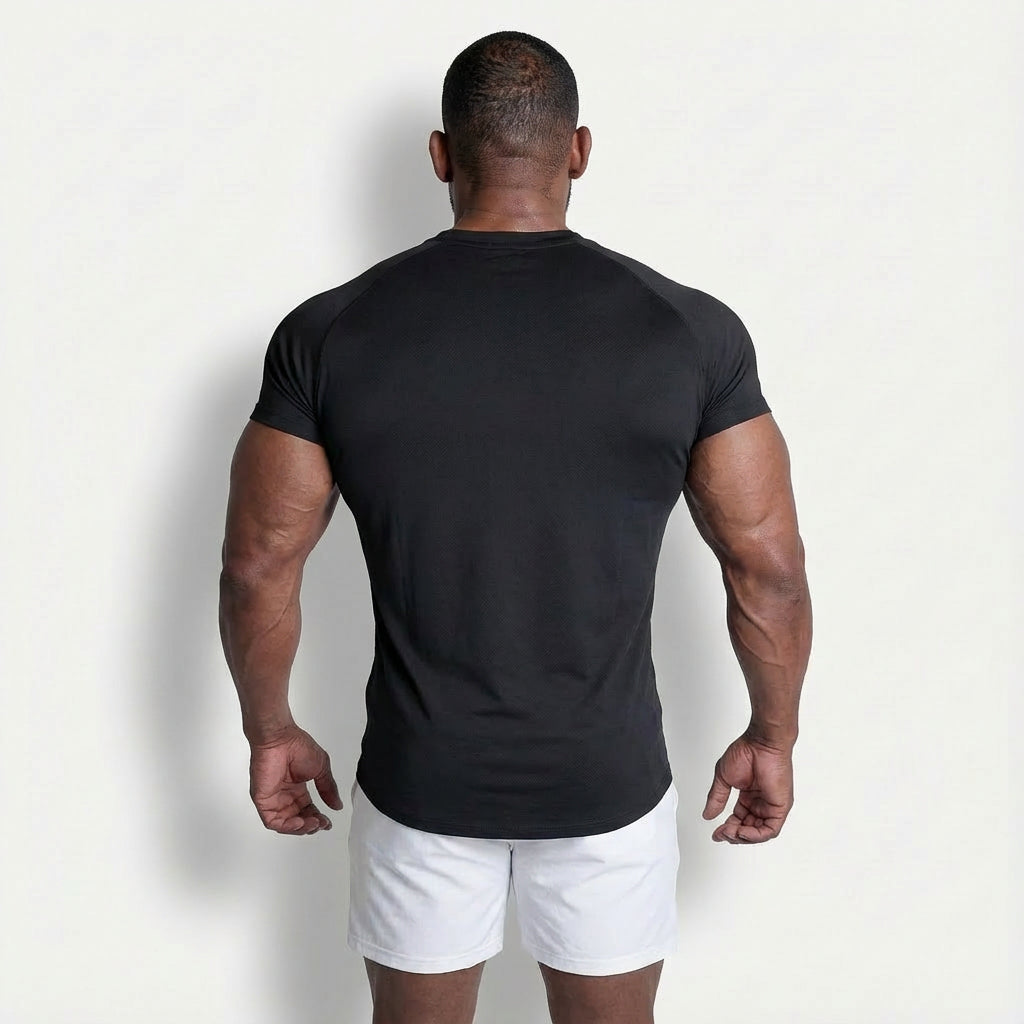Jed North Herren Premium Trainingsshirt - Schwarz