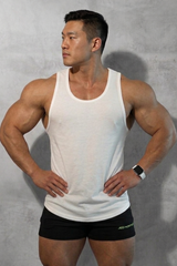 Jed North Herren Vital Raw-Hem Tank Top 2.0 - Weiß