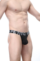 PetitQ Thong Cellieux Bee Black