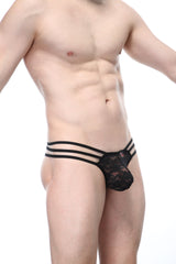 PetitQ Thong Acy Lace Black