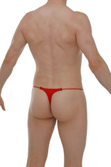 Red thong lolif joe red with a thin seamless design showing the back side for comfortable wear