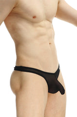 PetitQ Thong Pic Net Black