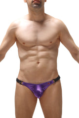 String Chaînes Satin Violet