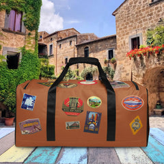 Maris Equi Men's Vintage Style World Travel Duffle