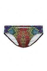 Tulio Swimwear Rainbow Maze Swim Brief