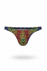 Tulio Swimwear Rainbow Maze Swim Thong