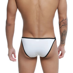 White briefs with black trim u-station calypso bikini white u0012-100 featuring comfortable fabric for everyday wear