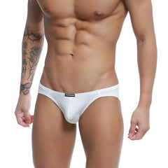 White u-station repair bikini u0022-111 briefs with a sleek form-fitting design in smooth fabric