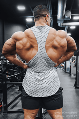 Jed North Herren Graphic Muscle Stringer - Graues JN-Logo