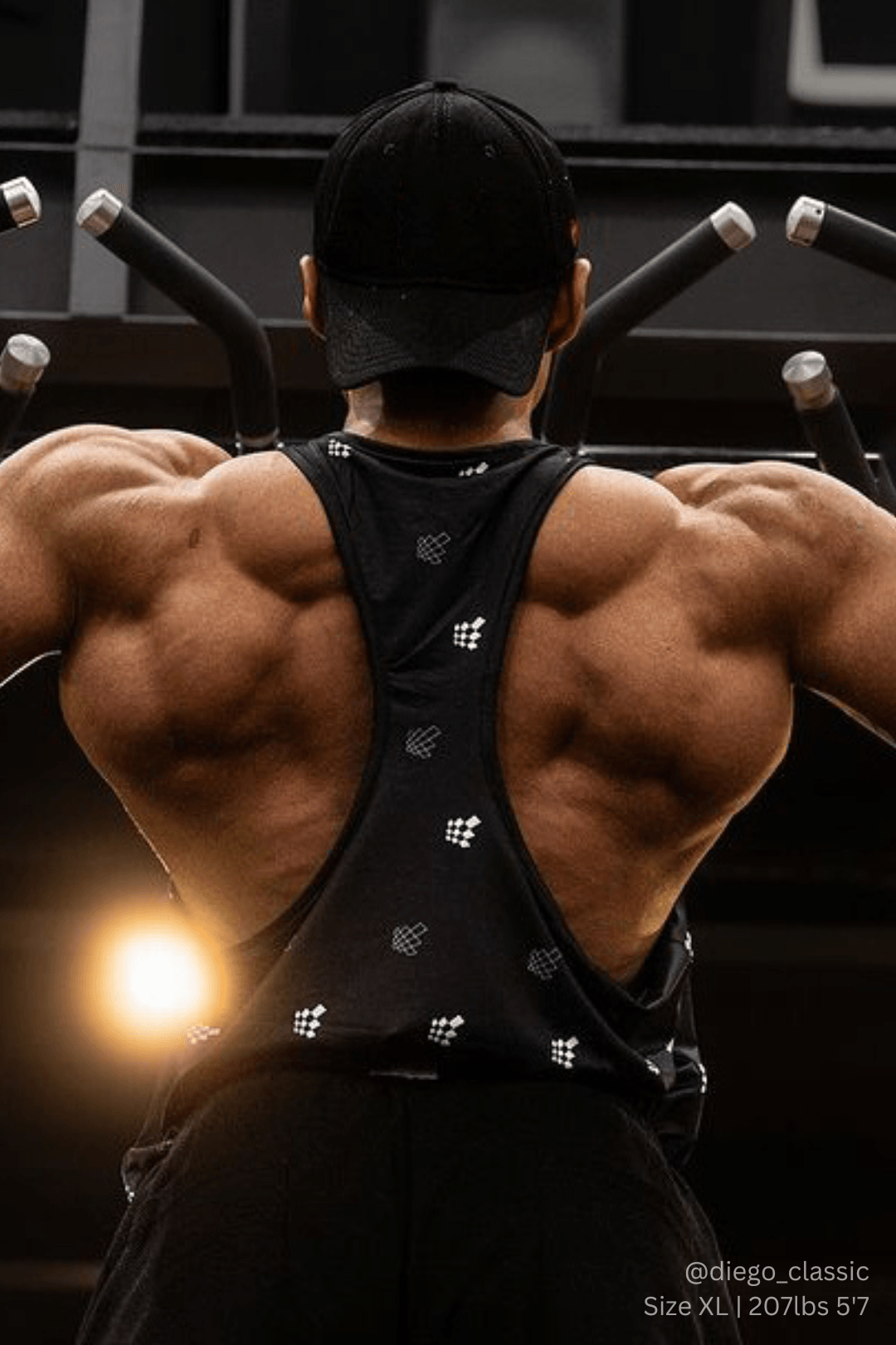 Jed North Herren Graphic Muscle Stringer – Schwarzes JN-Logo