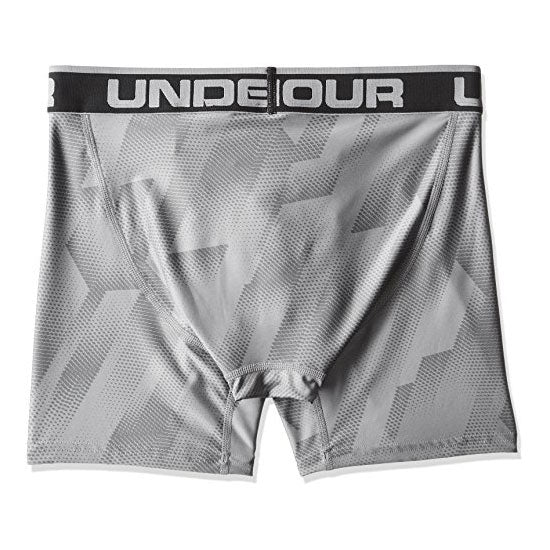 Under Armour Original 6in BoxerJock Boxer Brief Underwear Printed Grey Size XS