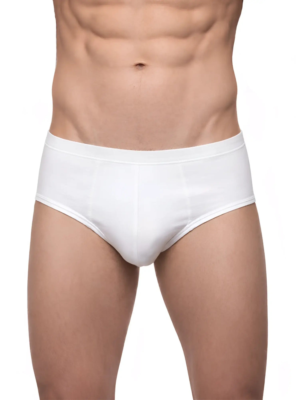 Undergear contour basic brief white cotton briefs with a smooth fitted design for comfortable everyday wear