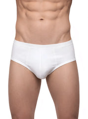 Undergear contour basic brief white cotton briefs with a smooth fitted design for comfortable everyday wear