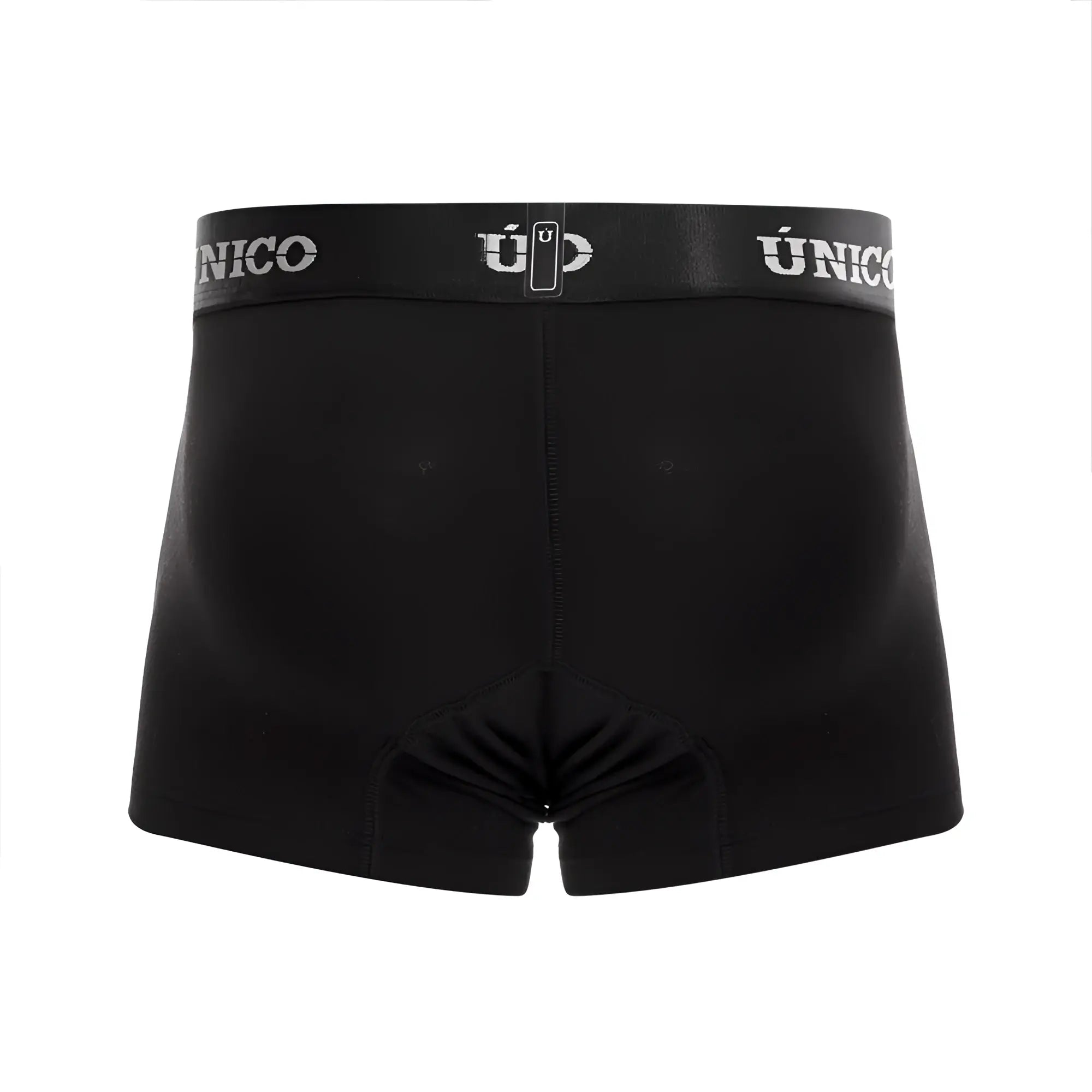 Black unico 22120100103 intenso a22 boxer briefs with branded elastic waistband for comfortable everyday wear